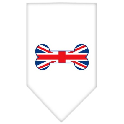 Bone Flag UK Screen Print Bandana White Large