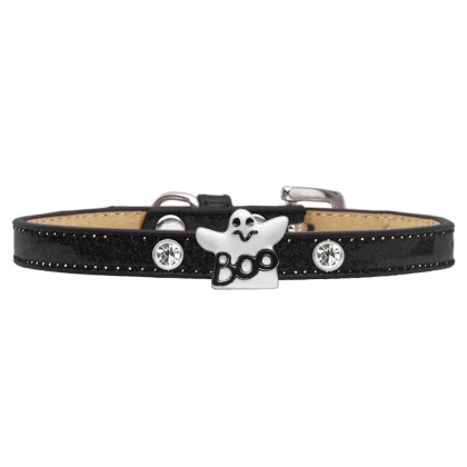 Candy Corn Charm Dog Collar Black Ice Cream Size 10