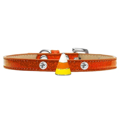Candy Corn Charm Dog Collar Orange Ice Cream Size 10