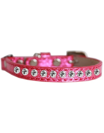 Clear Jewel Ice Cream Cat safety collar Pink Size 10