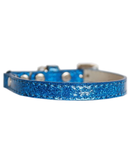 Ice Cream Plain Cat safety collar Blue Size 10