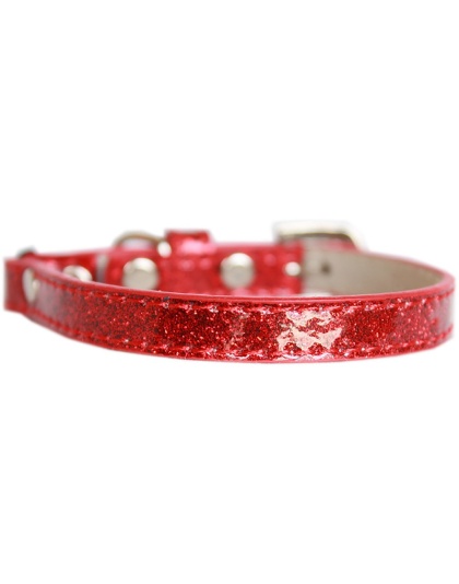 Ice Cream Plain Cat safety collar Red Size 10