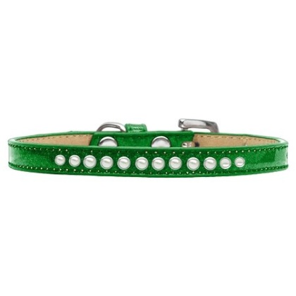 Pearl Size 10 Emerald Green Puppy Ice Cream Collar