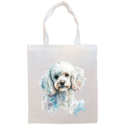 Poodle Canvas Tote Bag Style3